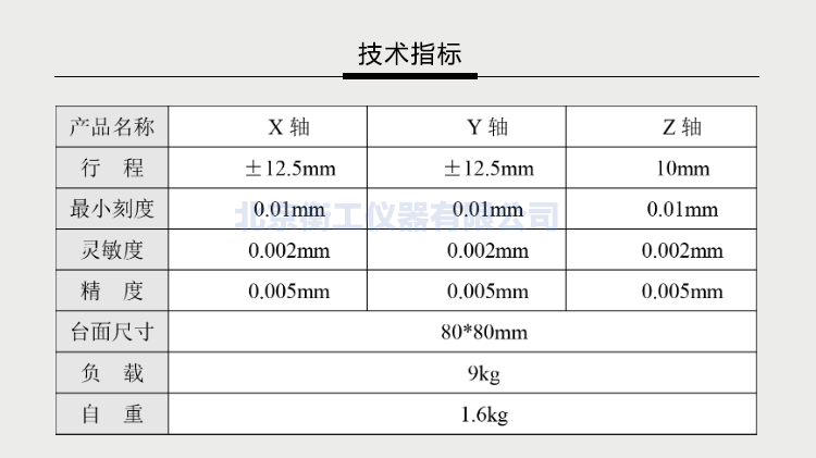 三維調(diào)整工作臺衡工HGAM307多自由度組合移動(dòng)臺